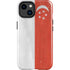 Singapore Flag Distressed iPhone 14 Plus Impact Case